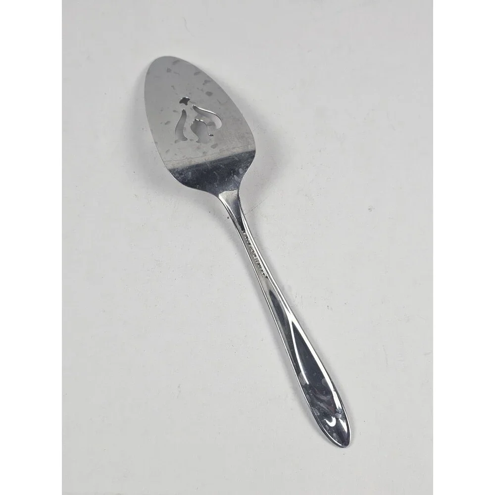 Superior  Stainless Steel Flatware Pierced Cake Pie Server 8 3/4